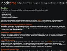 Tablet Screenshot of nodecms.org